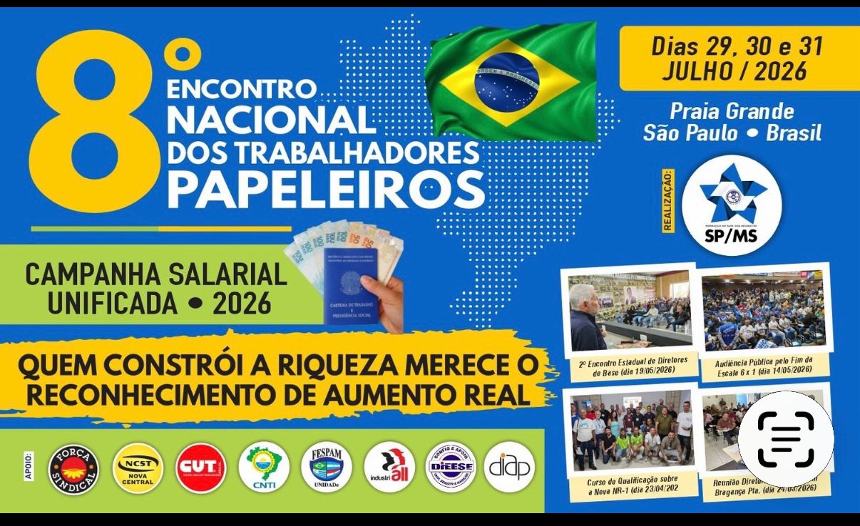 ENCONTRO DA FEDERAÇÃO DOS TRABALHADORES PAPELEIROS DE SÃO PAULO E MATO GROSSO DO SUL
